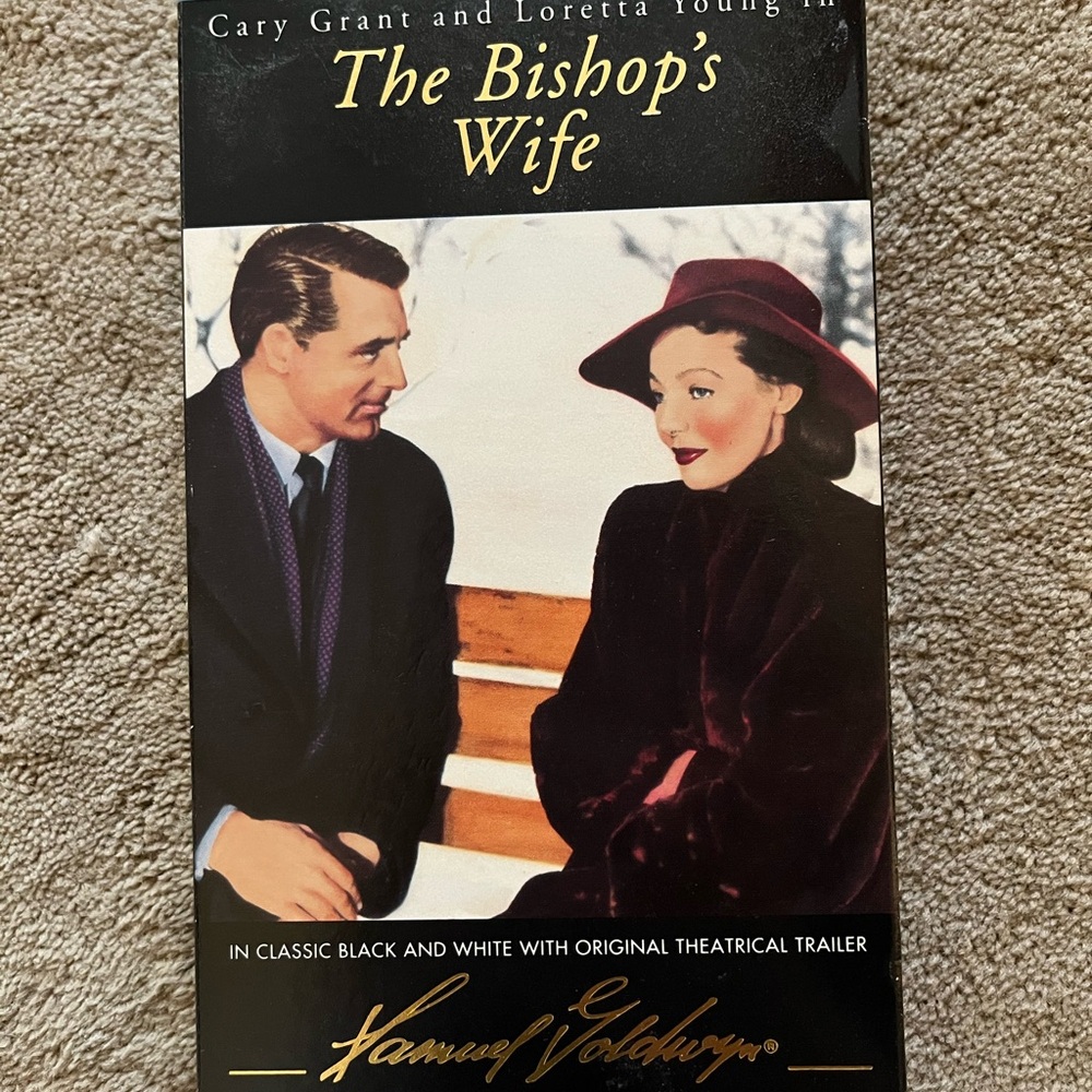 The Bishop’s Wife VHS tape with Cary Grant